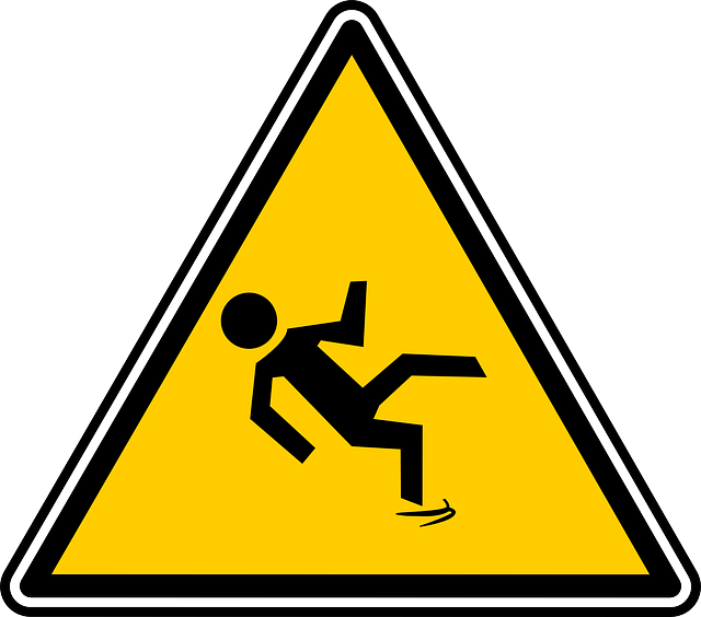slippery sign